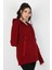 Kapüşonlu Sweatshirt Bordo 4