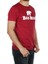 Kabartma Baskılı Bordo T-Shirt 2