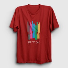 Presmono Unisex Kırmızı Colors Pentatonix T-Shirt