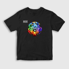 Presmono Unisex Çocuk Siyah Resistance Muse T-Shirt