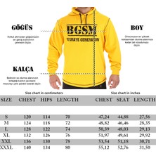 Big Sam Erkek Kapşonlu Sweatshirt Kışlık Oversize Big Sam 4725