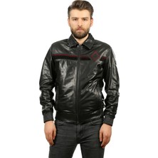 Franko Armondi Erkek Deri Spor Luxury Mont  Süet Beli Lastikli Siyah K-1389-19485 Fa1