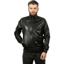 Franko Armondi Erkek Deri Spor Mont Beli Lastikli Siyah Klj-914-18082 Fa1