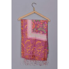 Harbiye Yöresel Desenli Kadın İpek Şal AB0331