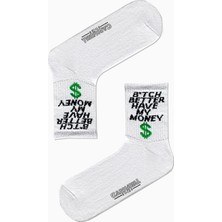 Carnaval Socks 7'li Kudurtan Yazılı  Desenli Renkli Spor Çorap Set