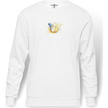 Tshirthane Meia Ponta On Behance Baskılı Beyaz Erkek Örme Sweatshirt Uzun Kol