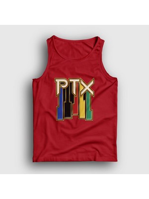 Presmono Unisex Kırmızı Vintage Pentatonix Atlet