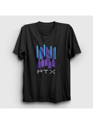Presmono Unisex Siyah Ptx Pentatonix T-Shirt