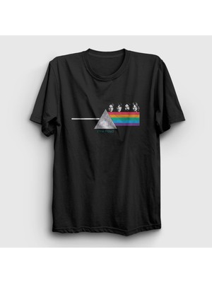 Presmono Unisex Siyah Band V2 Pink Floyd T-Shirt