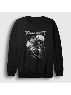 Presmono Unisex Siyah Dynamite Megadeth Sweatshirt