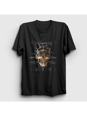Presmono Unisex Siyah Nails Megadeth T-Shirt