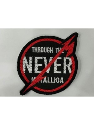 Metal Giyim Metallica Never Ufak Boy Patch