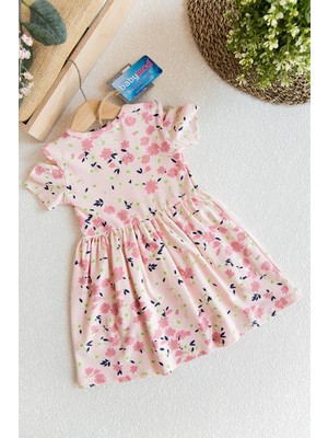 Babymod Kız Çocuk Yazlık Penye Elbise