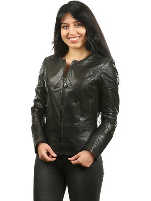 Franko Armondi Kadın Deri Klasik Mont Siyah MBK-1227-19117 Fa2