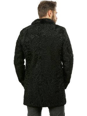 Franko Armondi Erkek Deri Klasik Luxury Kaban Swakara Vizon Siyah K-1023-18480 Fa1