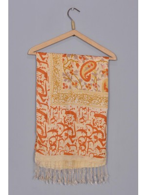 Harbiye Yöresel Desenli Kadın İpek Şal AB0331