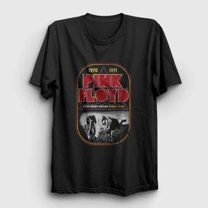 Unisex Siyah Atom Heart Mother Pink Floyd T-Shirt