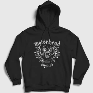 Unisex Siyah Chains Motörhead Kapüşonlu Sweatshirt