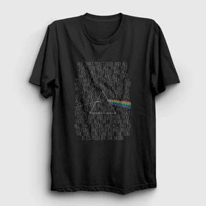 Unisex Siyah Eclipsed Pink Floyd T-Shirt