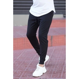 Madmext Siyah Paçası Lastikli Erkek Eşofman 4821