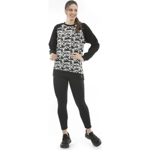 Alexander Gardi Kamuflaj Desenlı Sweatshirt (UM-14591)