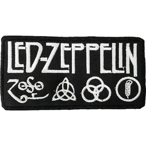 Metal Giyim LED Zeppelin Ufak Boy Patch Yama (Model3)