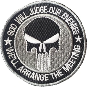 Metal Giyim Punisher Ufak Boy Patch Yama