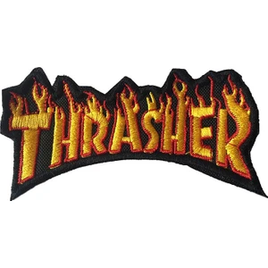 Metal Giyim Thrasher Ufak Boy Patch Yama