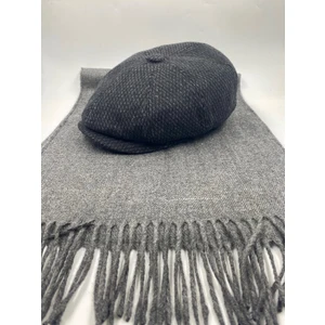 Mercan Toptan David Beckham Model Peaky Blinders  Kasket Şapka Atkı Hediyeli Kombin