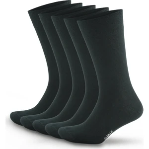 Elegant Nefes Alan Pamuklu Dikişsiz 200 Iğne Erkek Çorabı 5 Çift