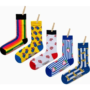 Carnaval Socks 5'li Çemberli Dil Serisi Tasarım Çorap