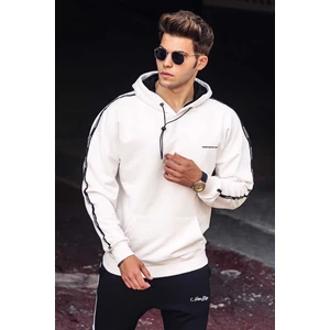 Beyaz Kapüşonlu Sweatshirt 4721