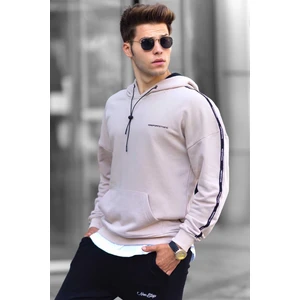 Bej Kapüşonlu Sweatshirt 4721