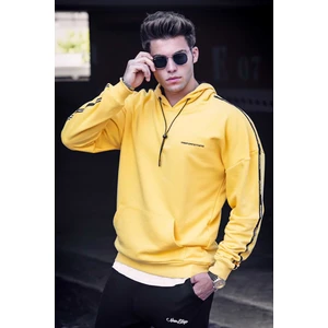 Sarı Kapüşonlu Sweatshirt 4721