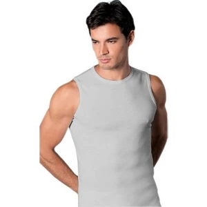 1108 Ribana Erkek Sıfır Kol Sıfır Yaka Atlet Renkli