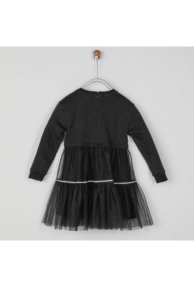 Panço Kız Çocuk Örme Elbise 2021GK26034