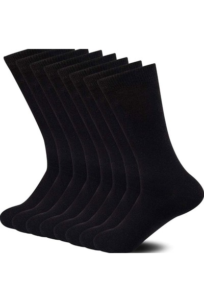 Siyah Pamuk Dikişsiz Erkek Çorap 10’lu Çift