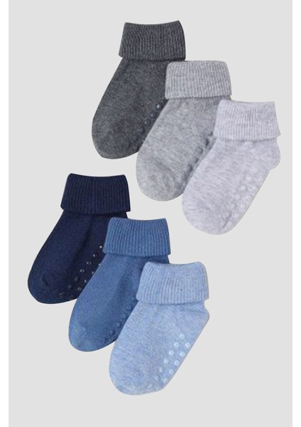 Mem Socks Kaydırmaz Çocuk Çorabı 12'li