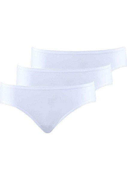 Essential 3'lü Beyaz Slip 1575