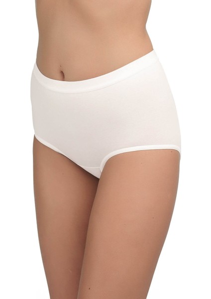 Essential Yüksek Bel Krem Slip 1307