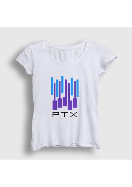 Kadın Beyaz Ptx Pentatonix T-Shirt