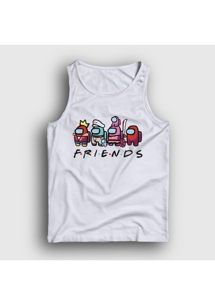 Unisex Beyaz Friends Among Us Atlet