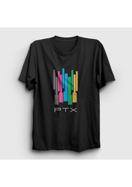 Unisex Siyah Colors Pentatonix T-Shirt