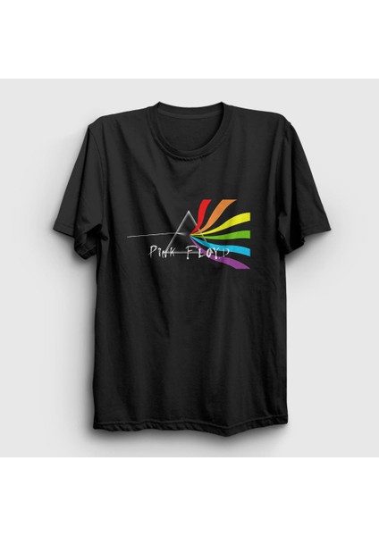 Unisex Siyah Beam Pink Floyd T-Shirt