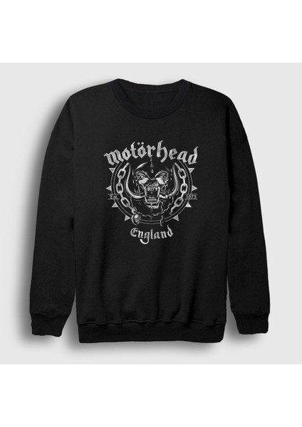 Unisex Siyah Chains Motörhead Sweatshirt