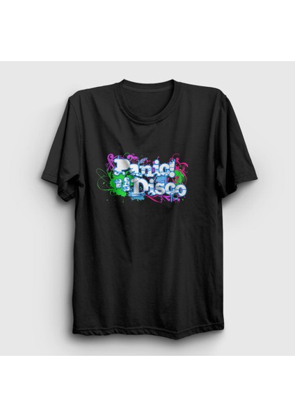 Unisex Siyah Decor Panic! at the Disco T-Shirt