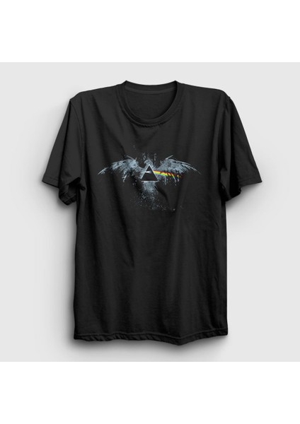 Unisex Siyah Eagle Pink Floyd T-Shirt