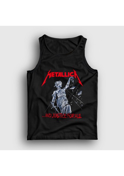Unisex Siyah Lady Justice Metallica Atlet