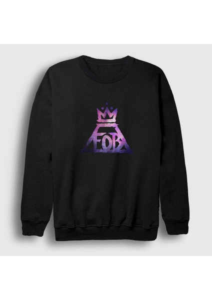 Unisex Siyah Mania Fall Out Boy Sweatshirt