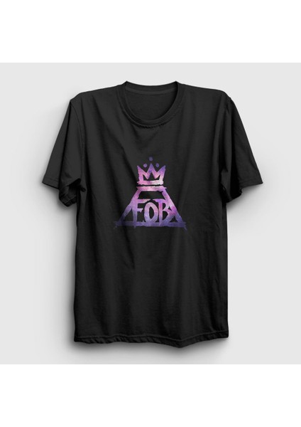 Unisex Siyah Mania Fall Out Boy T-Shirt